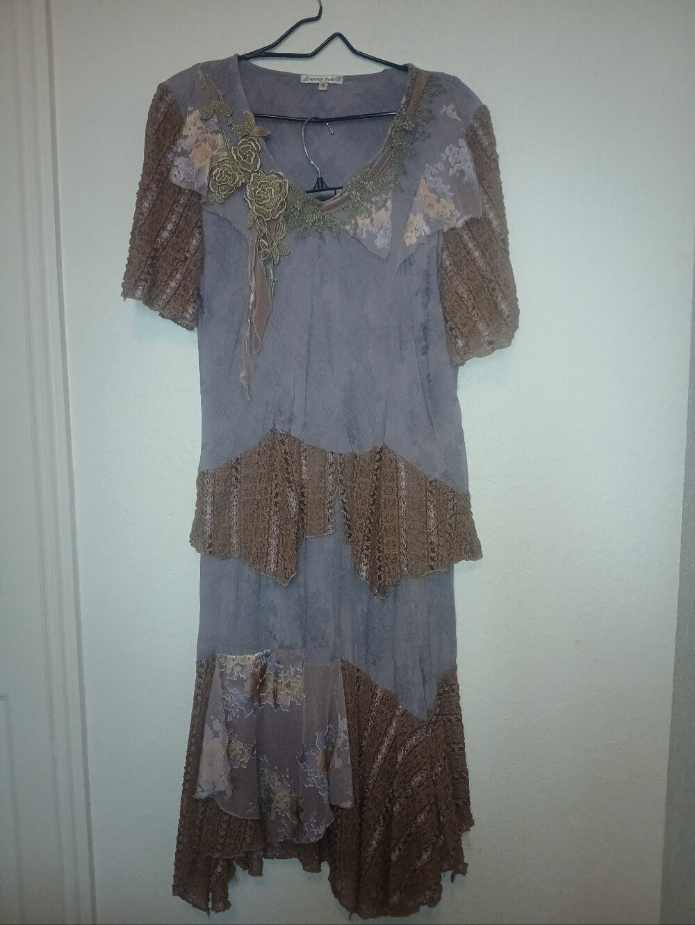 Spencer Alexis Vintage 2 Piece Skirt Set Fairy  Boho Whimsical Womens Size 8